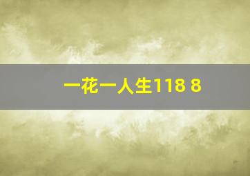 一花一人生118 8